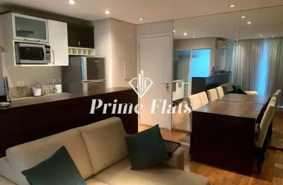 Flat disponível para locação no edifício mandarim no brooklin, com 50m², 1 dormitório e 1 vaga