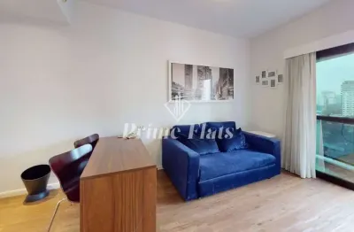 Flat no edifício the town flat service disponível para locação, com 1 dormitório e vaga