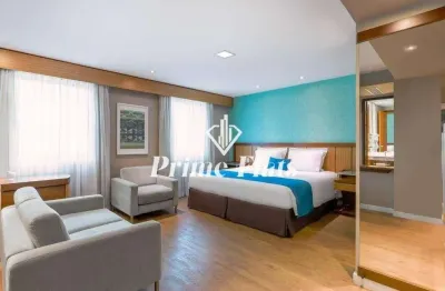 Flat disponível para venda no Wyndham Ibirapuera II com 27m², 1 dormitório e 1 vaga de garagem