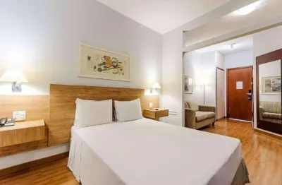 Flat disponível para venda íbis styles campinas alphaville, com 32,01m², 1 dormitório e 1 vaga