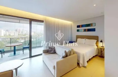 Flat disponível para locação no vhouse por jfl living, com 44m², 1 dormitório, e 1 vaga de garagem