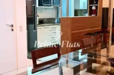 Flat disponível para locação no edifício mandarim no brooklin, com 50m², 1 dormitório e 1 vaga