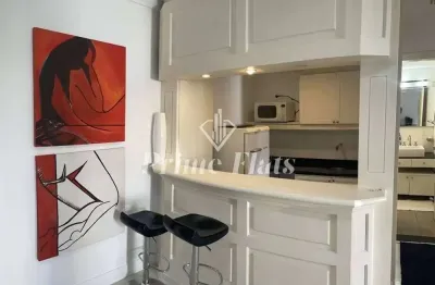 Flat disponível para locação no roomo itaim bibi, com 42m², 1 dormitório e 1 vaga de garagem