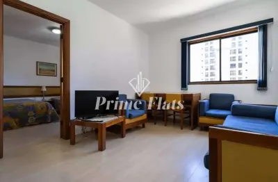 Flat disponível para locação no edifício paulista park, com 35m², 1 dormitório e 1 vaga