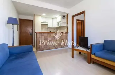 Flat disponível para locação no edifício paulista park, com 35m², 1 dormitório e 1 vaga