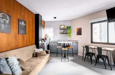 Flat disponível para venda no hampton park no bairro jardins, com 29,80m², 1 dormitório e 1 vaga de garagem