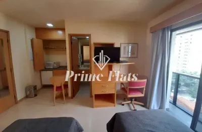 Flat disponível para locação no hotel intercity interative jardins, com 23m², 1 dormitório e 1 vaga