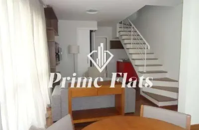 Flat disponível para locação no estanconfor villa olímpia, com 133m², 2 dormitórios e 2 vagas de garagem