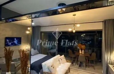Flat disponível para locação no vhouse por jfl living em pinheiros, com 36m², 1 dormitório e 1 vaga