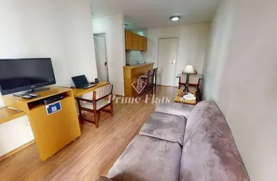 Flat disponível para locação no flat london residence service no jardim paulista, com 42m², 1 dormitório e 1 vaga