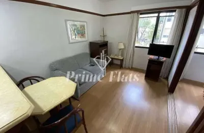 Flat disponível para locação no Ninety Hotel, com 33m², 1 dormitório e 1 vaga de garagem