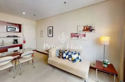 Flat disponível para venda no transamérica executive chácara santo antônio, com 28m², 1 dormitório e 1 vaga