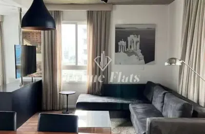 Flat disponível para locação no geo berrini residences no brooklin, com 30m², 1 dormitório e 1 vaga