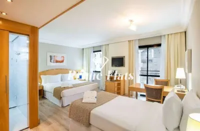 Flat disponível para venda no tryp higienópolis hotel, com 32m², 1 dormitório e 1 vaga de garagem