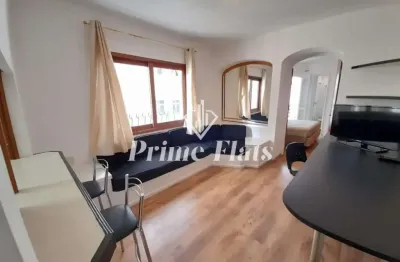 Flat disponível para locação no Mont Clair Flat Service, com 46m², 1 dormitório e 1 vaga