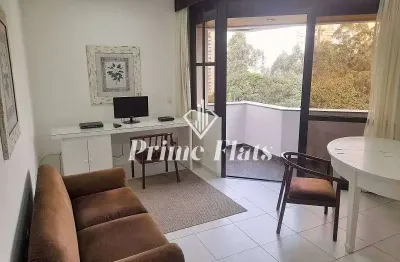 Flat disponível para venda no morumbi residence, com 34m², 1 dormitório e 1 vaga