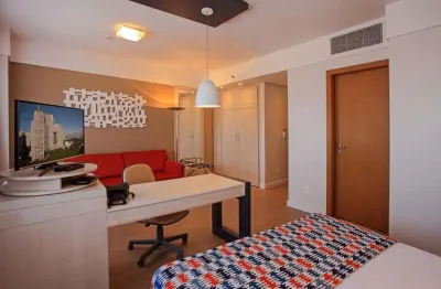 Flat disponível para venda no comfort suites alphaville com 30m², 1 dormitório e 1 vaga de garagem