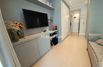 Flat disponível para venda no condomínio affinity vila olímpia, com 42m², 1 dormitório e 1 vaga de garagem
