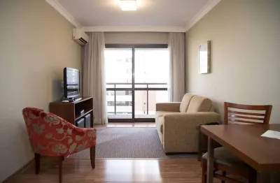 Flat disponível para venda no matiz manhattan hotel no jardins, com 43m², 1 dormitório e 1 vaga