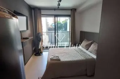 Flat disponível para locação no edifício go campo belo no brooklin, com 25m² e 1 dormitório