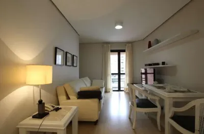 Flat disponível para locação no condomínio tiffany residence, com 45m², 1 dormitório e 1 vaga de garagem