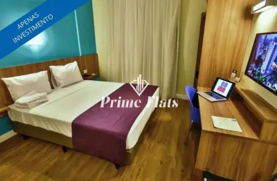 Flat disponível para venda no go inn campinas, com 40m², 1 dormitório e 1 vaga