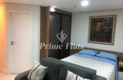 Flat disponível para locação no transamérica prime international plaza no jardim paulista, com 45m², 1 dormitório e 1 vaga