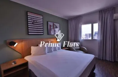 Flat disponível para venda no transamerica executive nova paulista, com 23m², 1 dormitório e 1 vaga de garagem