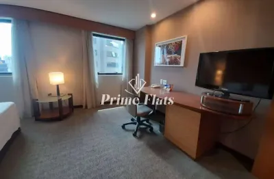 Flat disponível para locação no wyndham ibirapuera ii, com 45m², 2 dormitórios e 1 vaga
