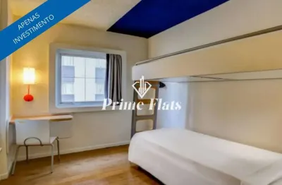 Flat disponível para venda no íbis budget tamboré, com 13m², 1 dormitório e 1 vaga de garagem