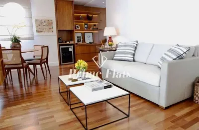 Flat disponível para venda no estanconfor villa olímpia, com 100m², 1 dormitório e 2 vagas de garagem