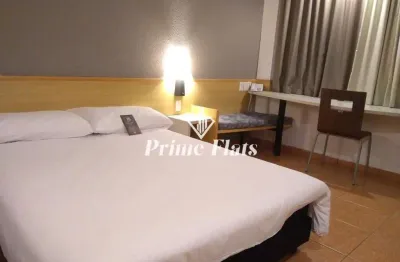 Flat disponível para venda no Íbis Santos, com 18m², 1 dormitório e 1 vaga