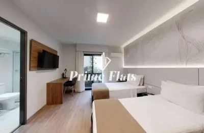 Flat disponível para venda no hotel intercity interative jardins, com 23m², 1 dormitório e 1 vaga
