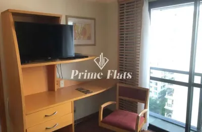 Flat disponível para locação no hotel intercity interative jardins, com 23m², 1 dormitório e 1 vaga