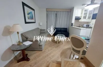 Flat disponível para venda no hotel paulista wall street, com 49m², 1 dormitório e 1 vaga de garagem