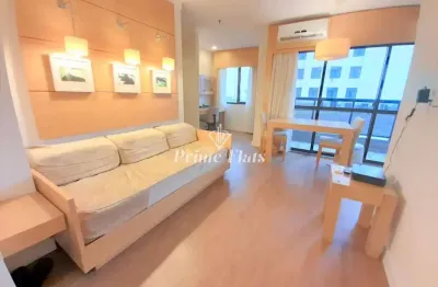 Flat disponível para locação no suites congonhas by atlantica no campo belo, com 44m², 1 dormitório e 1 vaga