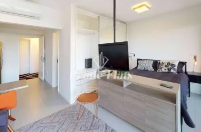 Flat disponível para locação no vhouse por jfl living, com 48m², 1 dormitório e 1 vaga