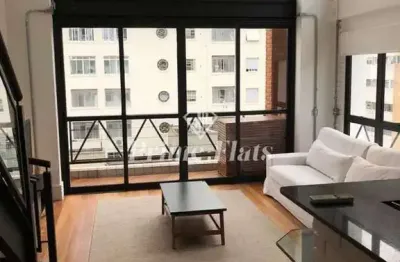 Flat disponível para venda no condomínio edifício loft são paulo ii, com 75m², 1 dormitório e 2 vagas
