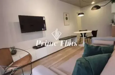 Flat disponível para locação no condominio edificio flat london residence service no jardim paulista, com 42m², 1 dormitório e 1 vaga