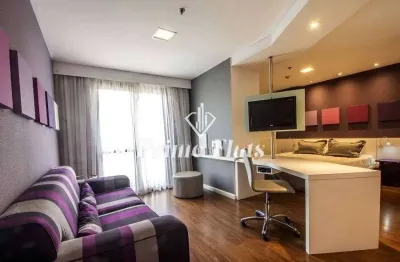 Flat disponível para locação no mercure são paulo paraíso hotel, com 33m², 1 dormitório e 1 vaga