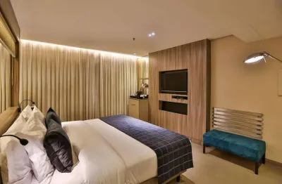 Flat disponível para venda no radisson vila olímpia, com 31m², 1 dormitório e 1 vaga