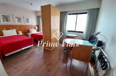 Flat disponível para locação no Hotel Slaviero Essential São Paulo Moema, com 26m², 1 dormitório e 1 vaga de garagem