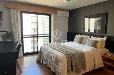 Flat disponível para locação no hotel intercity interative jardins, com 26m², 1 dormitório e 1 vaga