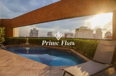 Flat disponível para locação no hotel hampton park, com 31m², 1 dormitório e 1 vaga