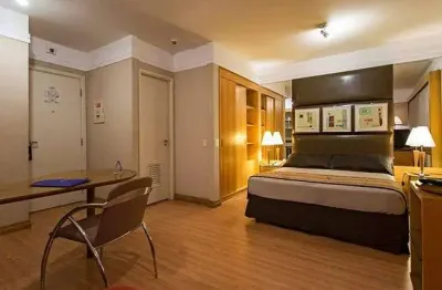 Flat disponível para venda no transamérica executive bela cintra no jardim paulista, com 30m², 1 dormitório e 1 vaga
