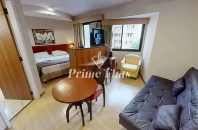 Flat disponível para venda no hotel premium flats berrini no brooklin, com 33m² e 1 dormitório