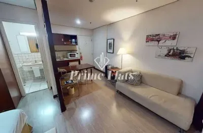 Flat disponível para venda no transamérica executive chácara santo antônio, com 28m², 1 dormitório e 1 vaga