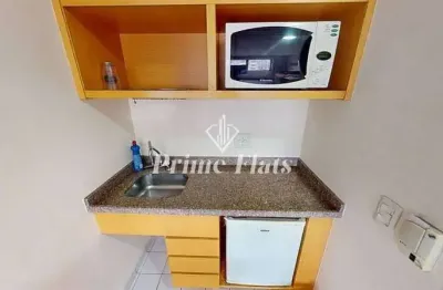 Flat disponível para locação no transamérica executive jardins, com 28m², 1 dormitório e 1 vaga