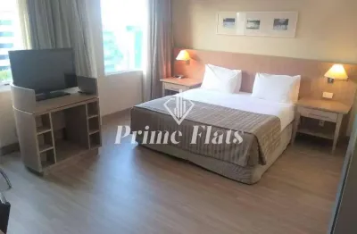 Flat disponível para locação no park inn by radisson berrini, com 28m², 1 dormitório e 1 vaga de garagem