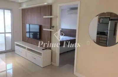 Flat disponível para locação no in berrini, com 50m², 1 dormitório e 1 vaga de garagem